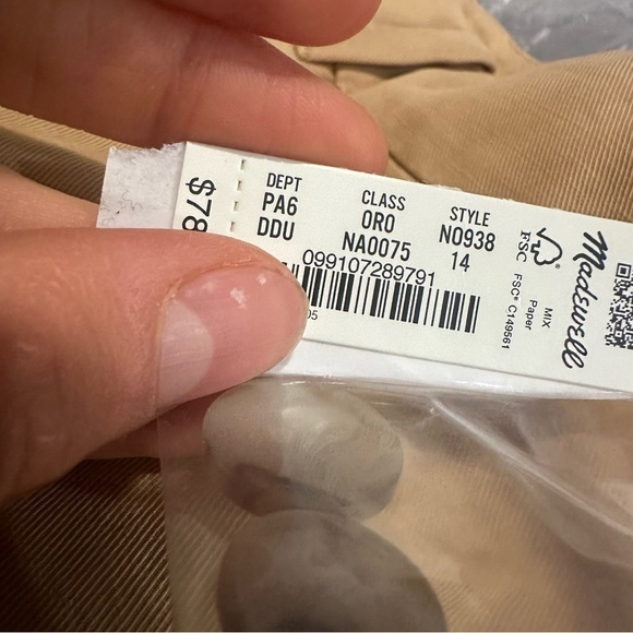 Madewell desert dune The Harlow Short - Picture 6 of 7